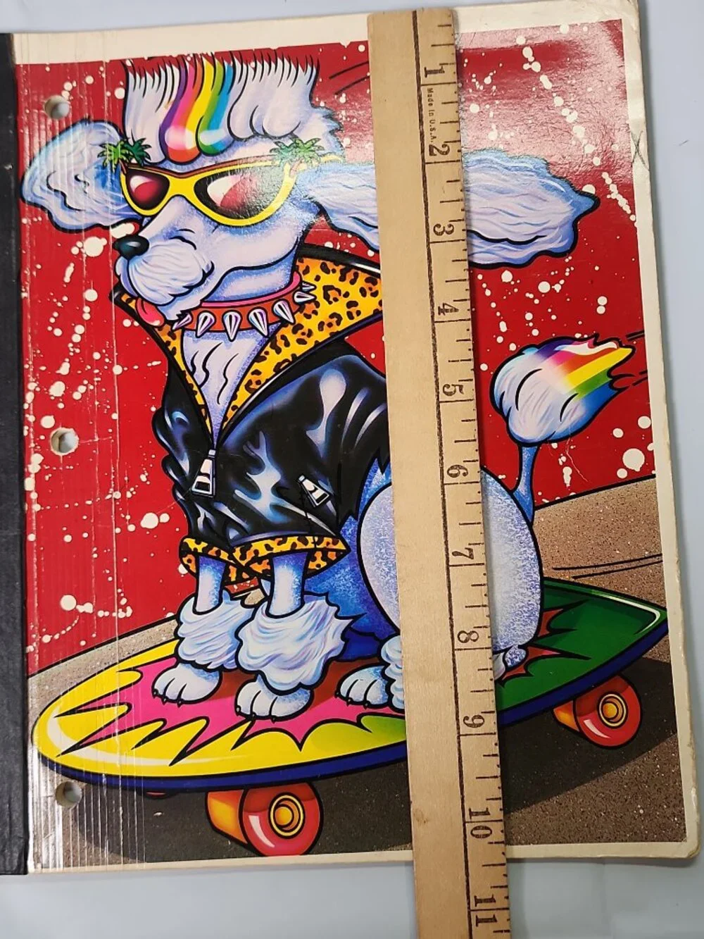 Vintage 1990 Lisa Frank Wireless Notebook Sydney Punk Poodle Stuart Hall USED